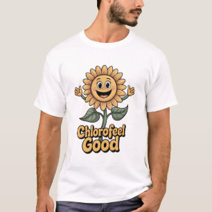 Camiseta Citação de Biologia de Plantas Verdes Engraçadas