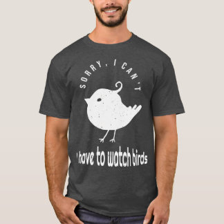 Camiseta Citação de Birdwatch Engraçado