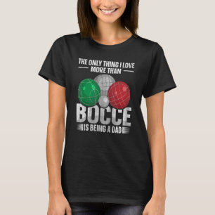 Camiseta Citação de Bola de Bocce Bocci Itália Masculina pa