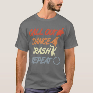Camiseta Citação de Breakdancing Vintage