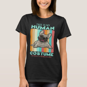 Camiseta Citação de Bulldog Eu sou realmente um Bulldog Leg