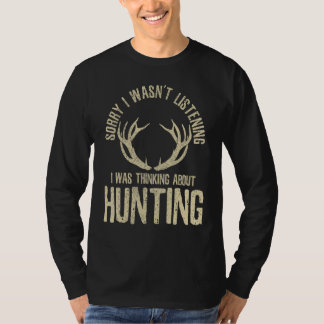 Camiseta Citação de Caça Dizendo Veado Carne de Veado Caçad