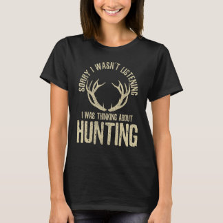Camiseta Citação de Caça Dizendo Veado Carne de Veado Caçad