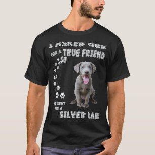 Camiseta Citação de Cachorro Labrador Retriever Mamãe Papai