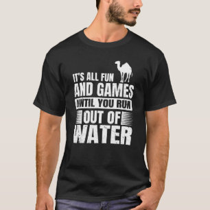 Camiseta Citação De Camel Para Um Ventilador Dromedário