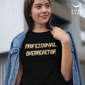 Camiseta Citação de Caracteres Funny do Superreator Profiss