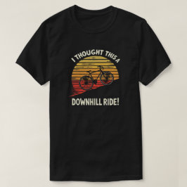 Camiseta Citação de Ciclismo Encantada Encantada para Fora 