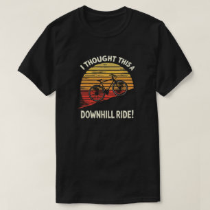 Camiseta Citação de Ciclismo Encantada Encantada para Fora