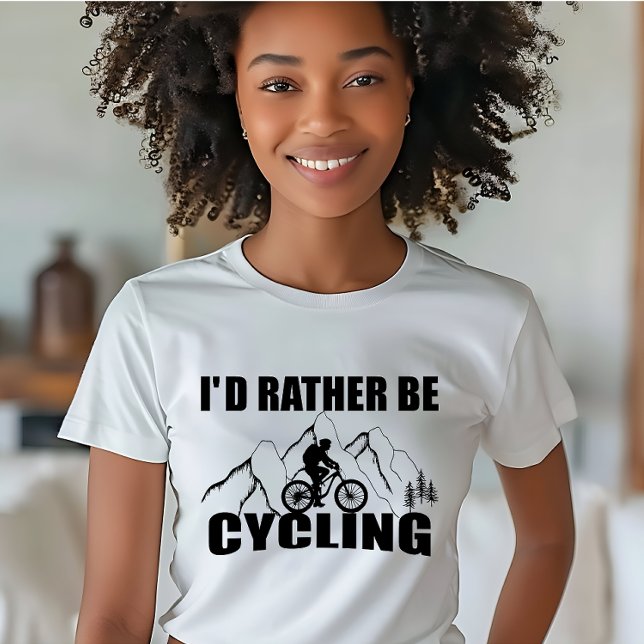 Camiseta Citação de ciclismo engraçada (Criador carregado)