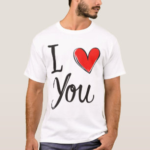 Camiseta Citação de Coração de Amor – Presente Romântico Fo