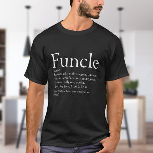 Camiseta Citação de Definição do Tio Funny