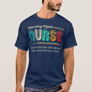 Camiseta Citação de Definição Enfermeira Enfermeira de 