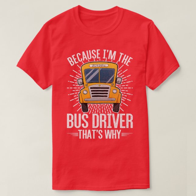 Camiseta Citação De Design De Drivers De Barramento Incríve (Frente do Design)