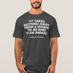 Camiseta Citação de Direitos Animais Veganos amigo