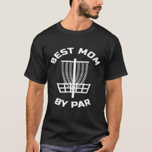 Camiseta Citação de Disc Golf Melhor Mãe Por Par Golfing Pu