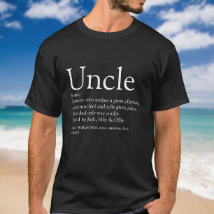 Camiseta Citação de Dizendo Tio Definitivo Divertido