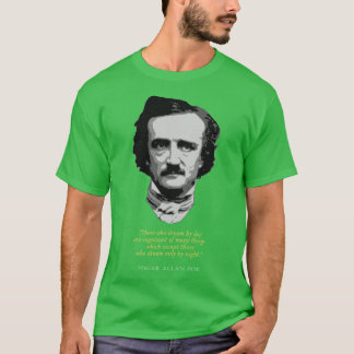 Camiseta Citação de Edgar Allan Poe