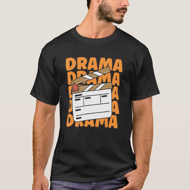 Camiseta Citação De Ensaio De Drama De Teatro Para Um Thesp (Frente)