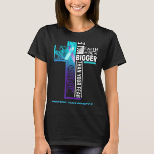 Camiseta Citação De Fé Para A Prevenção Do Suicídio Na Saúd
