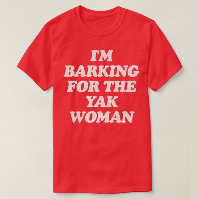 Camiseta Citação de Férias da Mulher Yak (Frente do Design)