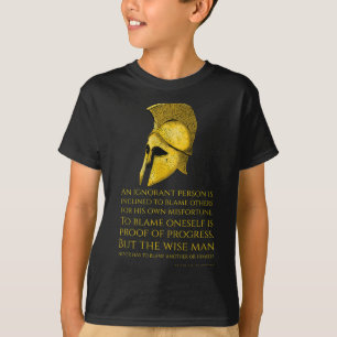 Camiseta Citação de Filosofia de Marcus Aurelius Stoic - St