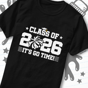 Camiseta Citação de Formatura da Torcida da Turma de 2026 É