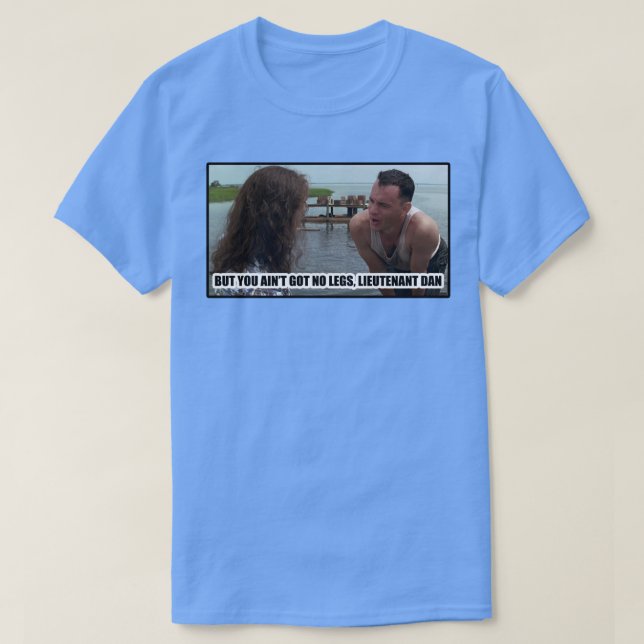 Camiseta Citação de Forrest Gump (Frente do Design)