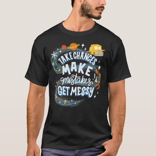 Camiseta Citação de Fragmentos de Magic Schoolbus (Frente)