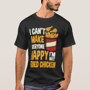 Camiseta Citação de Frango Frito Amor Comida Rápida