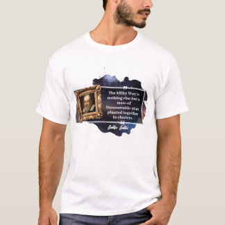 Camiseta Citação de Galileu Galilei