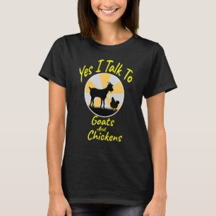 Camiseta Citação de Galinha Feminina Bode Pássaro Legal