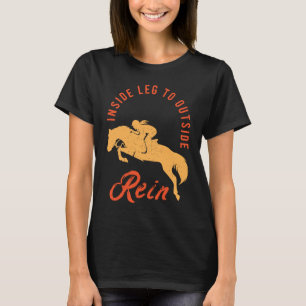 Camiseta Citação de Galope de Equitação Cavaleiro e Cavalei