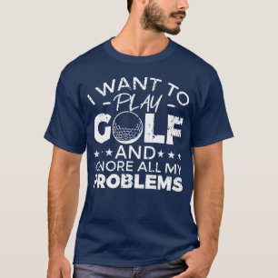 Camiseta Citação de golfe legal da família