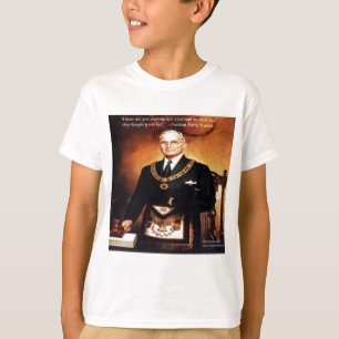Camiseta Citação de Harry Truman "Não Deu Inferno a Eles"