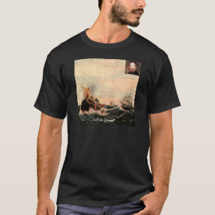 Camiseta Citação de Herman Melville Chame-me Ismael