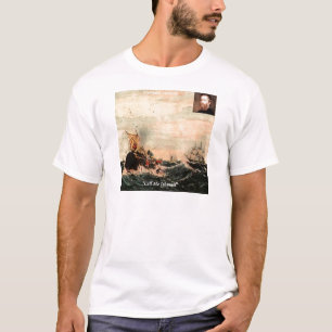 Camiseta Citação de Herman Melville Chame-me Ismael
