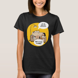Camiseta Citação de Humor de Amante de Gatos Engraçado Intr
