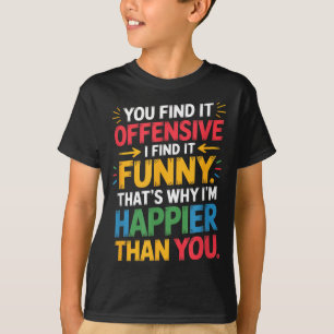 Camiseta Citação de Humor Ofensivo Engraçado Sarcástico Sen