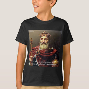 Camiseta Citação de idiomas e idiomas famosos