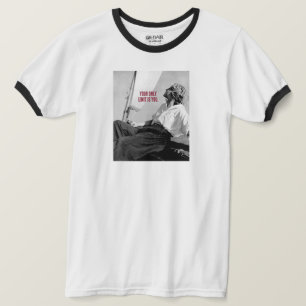 Camiseta Citação de Incentivo Marinheira Feminina Foto Vint