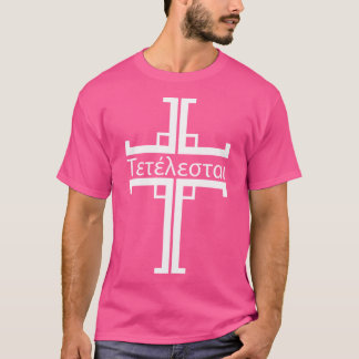 Camiseta Citação de Jesus Cristo Grego Tetelestai