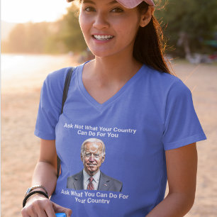 Camiseta Citação de Joe Biden Kennedy Eleição 2024
