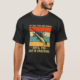 Camiseta Citação De Jogo De Críquete Para Um Cricketer