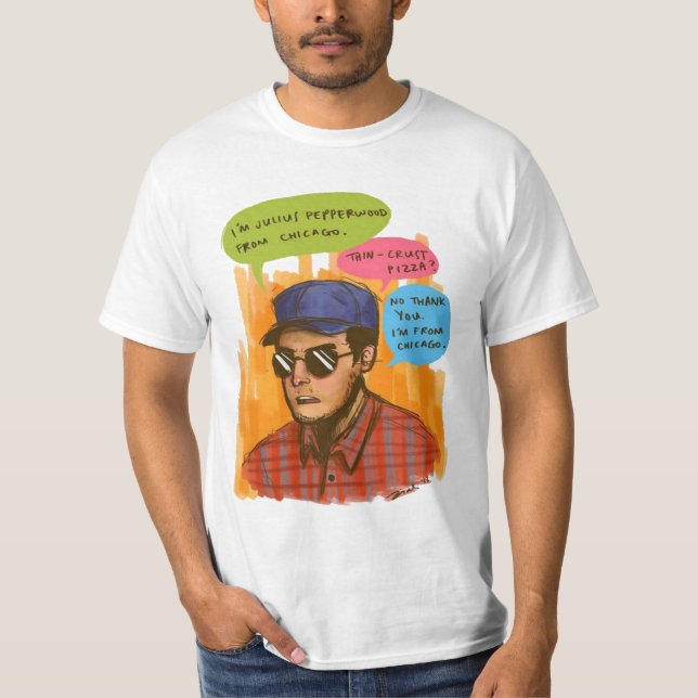 Camiseta Citação de Julius pepperwood (Frente)