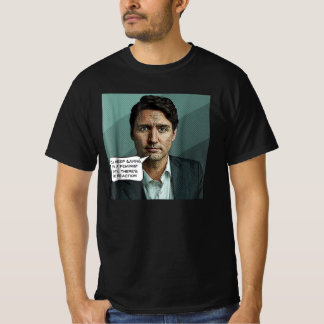 Camiseta citação de Justin trudeau