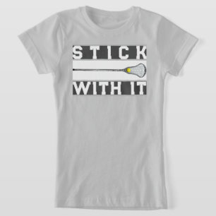 Camiseta Citação de Lacrosse Feminino