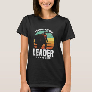 Camiseta Citação de Liderança Transformacional CEO Deve Ter