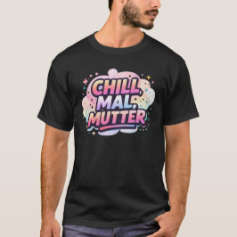 Camiseta Citação de mãe alemã fofa e tranquila