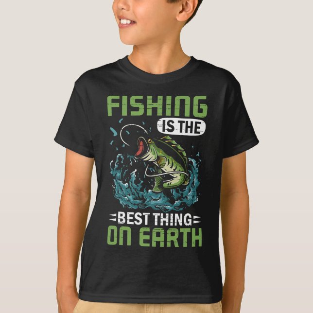Camiseta Citação de Meme de Pesca  (Frente)