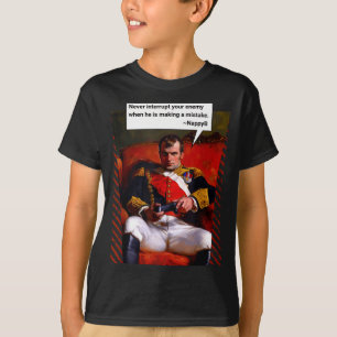 Camiseta Citação de Naleon Bonaparte Gamer - História Diver